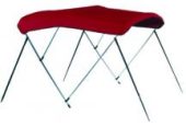 3 BOW 73-78IN RED BIMINI TOP